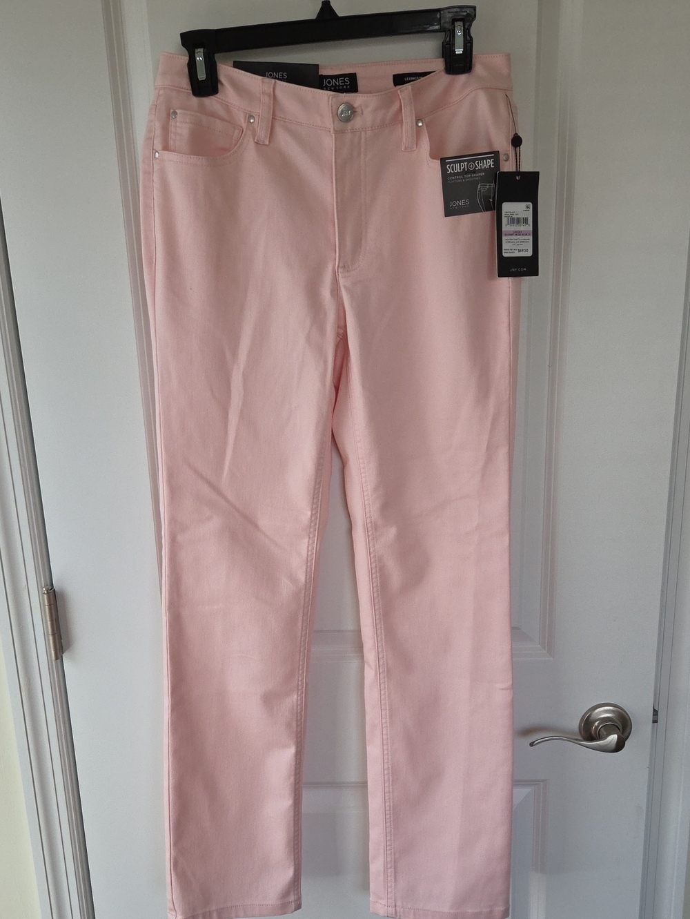 NWT Jones New York Light Pink Straight Leg Jeans